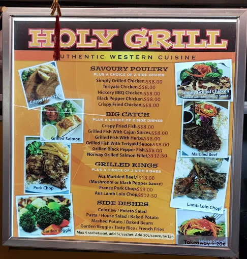 Holy Grill Menu Singapore