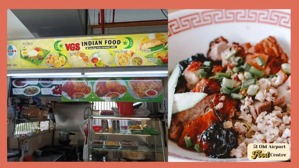 VGS Indian Food Old Airport Road Food Centre Singapore